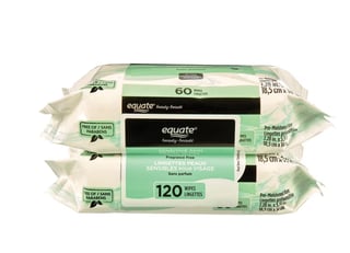 Equate Exfoliating Wet Cleansing Towelettes