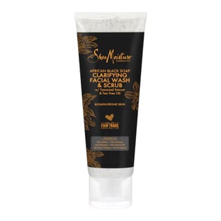 Shea Moisture African Black Soap Clarifying Facial Wash & Scrub