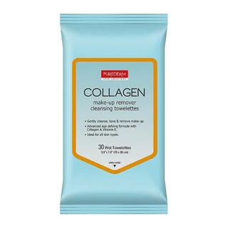 Purederm Collagen Make-Up Remover Cleansing Towelettes