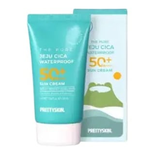 Pretty Skin The Pure Jeju Cica Waterproof Sun Cream SPF 50+