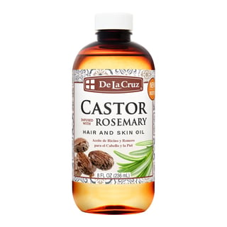 De La Cruz Castor Infused With Rosemary Hair And Skin Oil