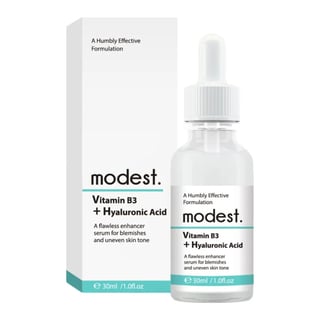 modest. Vitamin B3 + Hyaluronic Acid