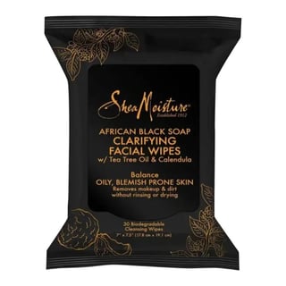 Shea Moisture African Black Soap Clarifying Facial Wipes