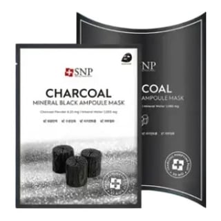 SNP Charcoal Mineral Black Ampoule Mask