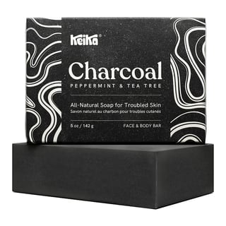 Keika Charcoal Black Soap Bar