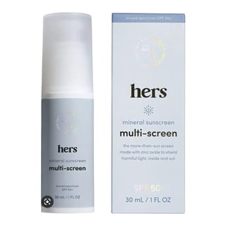 hers Multi-Screen Mineral Sunscreen SPF 50+
