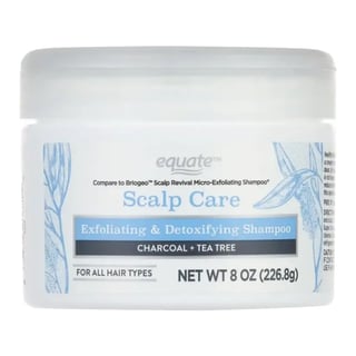 Equate Scalp Care Exfoliating & Detoxifying Daily Shampoo with Charcoal + Tea Tree