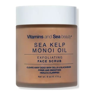 Vitamins and Sea beauty Monoi Oil & Sea Kelp Exfoliating Face Scrub