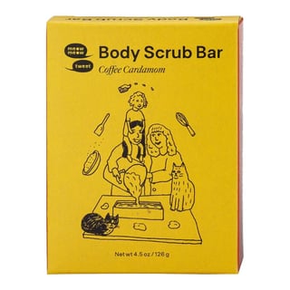 Meow Meow Tweet Body Scrub Bar Coffee Cardamom