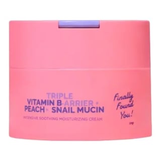 Finally Found You! Triple Vitamin B-Arrier + Peach + Snail Mucin Intensive Soothing Moisturizing Cream