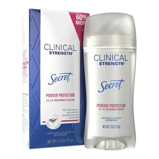 Secret Clinical Strength مزيل عرق صلب غير مرئي مضاد للتعرق
