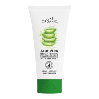 Luxe Organix Aloe Vera Brightening Foam Cleanser With Vitamin C