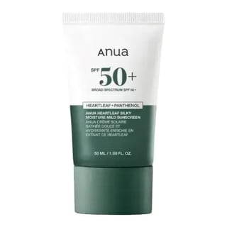 Anua Heartleaf Silky Moisture Mild Sunscreen SPF 50+