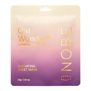 Nobe Superfood Skincare Oat Wonder Hydrating Sheet Mask