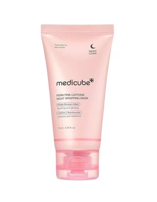 MediCube PDRN Pink Caffeine Overnight Wrapping Mask
