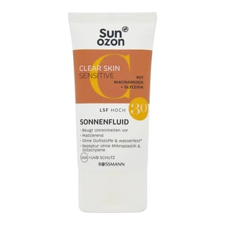 Sunozon Clear Skin Sensitive Sonnenfluid SPF 30