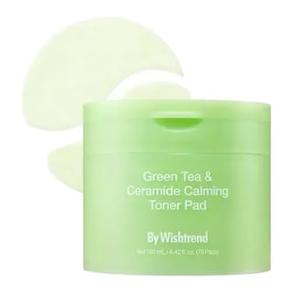 By WishTrend Green Tea & Ceramide Calming Toner Pad