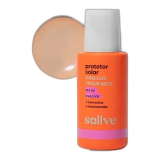 Sallve Protetor Solar Com Cor Toque Seco SPF 60