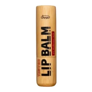 Hygr バンブー リフィラブル ナチュラル ティント リップバーム + 2 % ヒアルロン酸