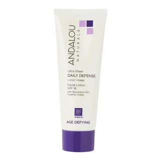 Andalou Naturals Age Defying Ultra Sheer Daily Defense Facial Lotion SPF 18