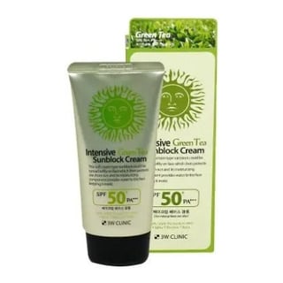 3W Clinic Intensive Green Tea Sunblock Cream SPF 50