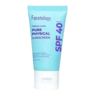 Facetology トリプルケア ピュア フィジカル サンスクリーン SPF 40