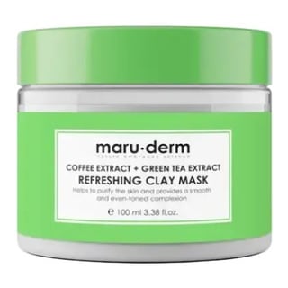 maru.derm Coffee Extract + Green Tea Extract Refreshing Clay Mask