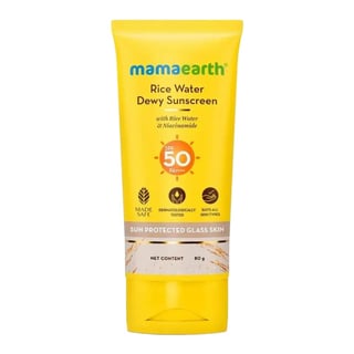 Mamaearth Rice Water Dewy Sunscreen SPF 50 PA++++