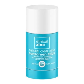 Ethical Zinc Natural Clear Zinc Sunscreen Stick SPF 50
