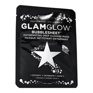 GLAMGLOW Bubblesheet Oxygenating Deep Cleanse Face Sheet Mask