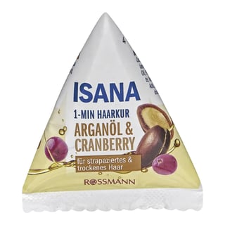 ISANA 1-Minute Haarkur Arganöl & Cranberry