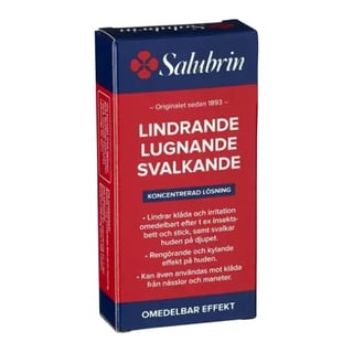 Salubrin Lindrande Lugnande Svalkande Koncentrerad Lösning