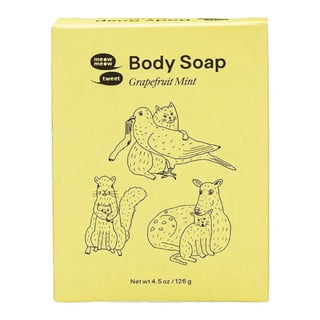 Meow Meow Tweet Body Soap Grapefruit Mint