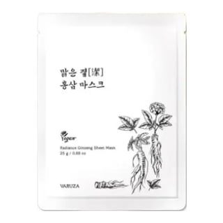 VARUZA Radiance Ginseng Sheet Masks