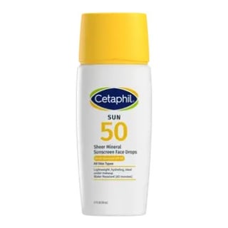 Cetaphil Sheer Mineral Sunscreen Face Drops SPF 50