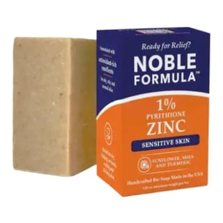 Noble Formula SunFlower & Shea + Turmeric 1% Pyrithione Zinc (ZnP) Bar Soap