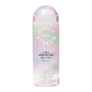 The Quick Flick Quick Screen SPF 50 Clear Primer & Gel Serum