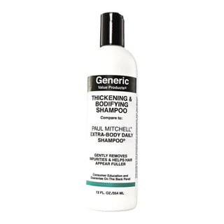 Generic Value Products Thickening & Bodifying Shampoo Compare To Paul Mitchell Extra-Body Daily Shampoo