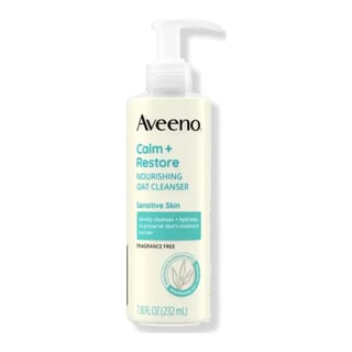 Aveeno Calm + Restore Nourishing Oat Cleanser For Sensitive Skin
