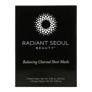 Radiant Seoul Balancing Charcoal Beauty Sheet Masks
