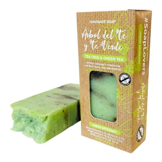 Amazon Basics Arbol Del Té Y Te Verde Jabón Artesano