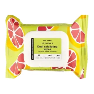 Sephora Collection Dual Exfoliating Wipes Grapefruit Extract + Fruit Acids