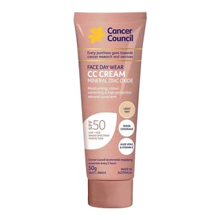 Cancer Council Face Day Wear CC Cream Mineral Zinc Oxide SPF 50