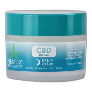 Hempz CBD Dream Creme Hydrating Herbal Night Mask