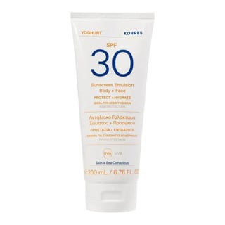 KORRES Yoghurt Sunscreen Emulsion Body + Face SPF 30