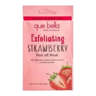 Que Bella Exfoliating Strawberry Peel Off Mask