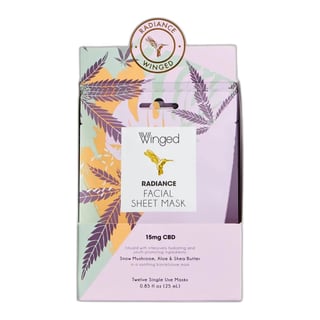 Winged Women's Wellness Radiance Facial Sheet Mask