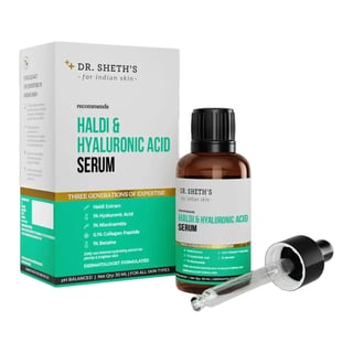 Dr. Sheth's سيروم Haldi وحمض الهيالورونيك