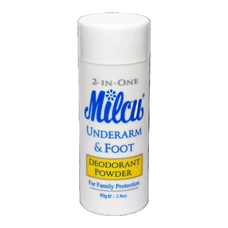 Milcu Underarm & Foot Deodorant Powder
