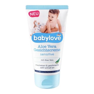 babylove dm Aloe Vera Gesichtscreme Sensitive (Aloe Vera Face Cream Sensitive)